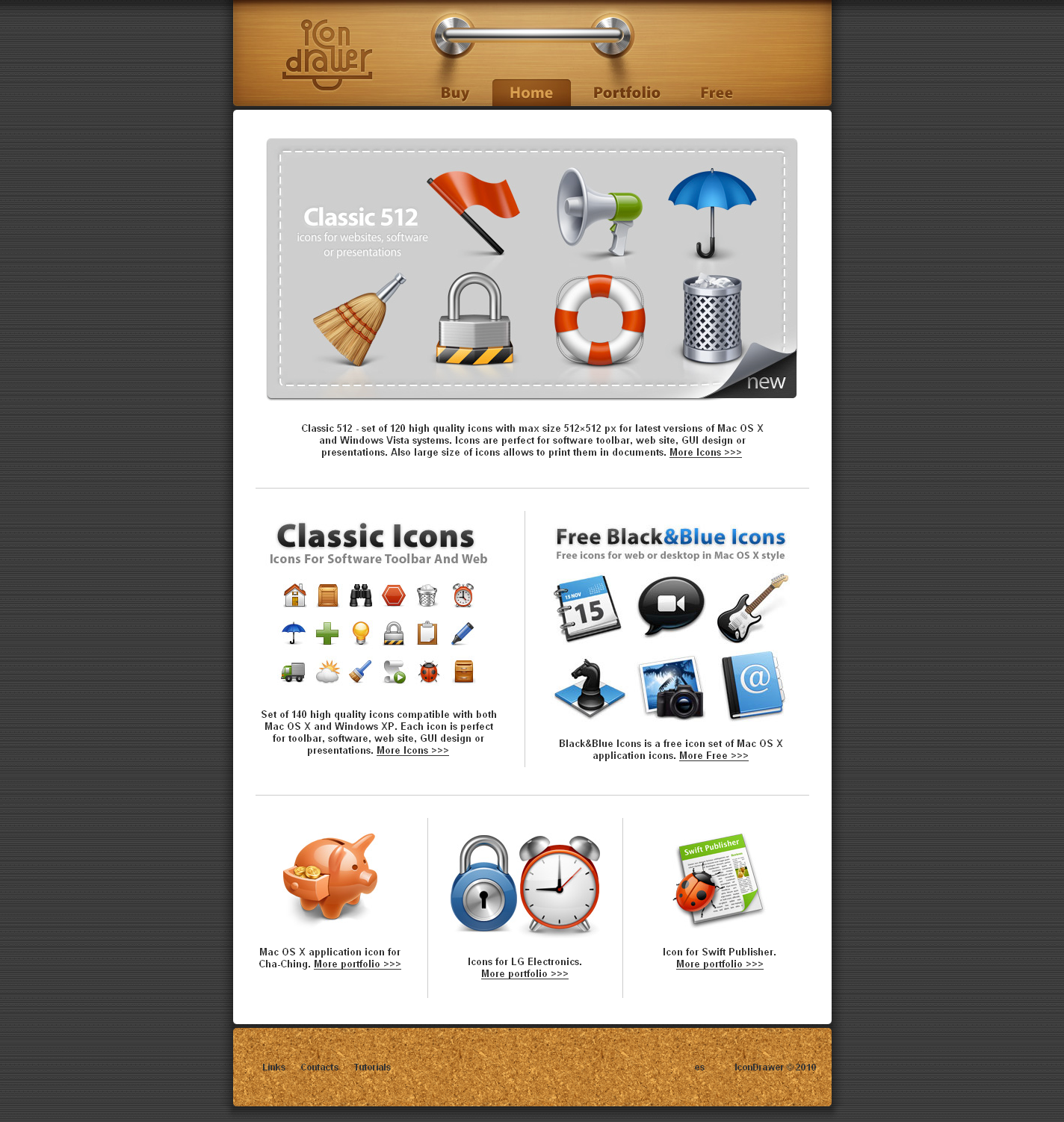 Icon Drawer